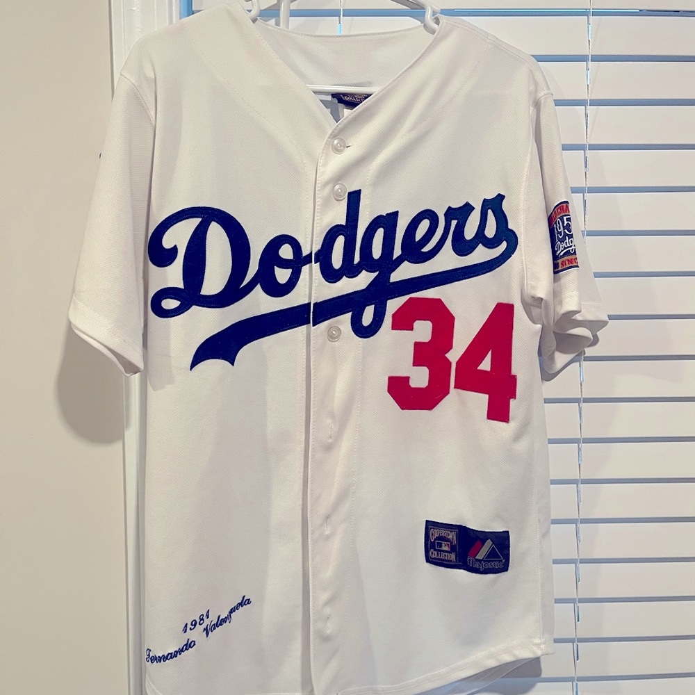 Los Angeles Dodgers Fernando Valenzuela Jersey 1981 edition